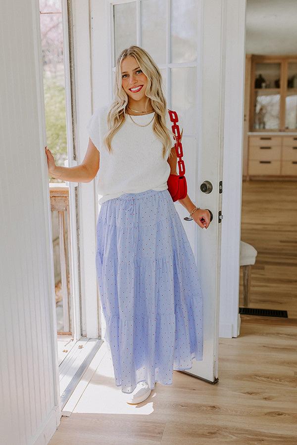 impressions Sweet Whisper High Waist Maxi Skirt