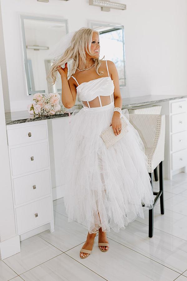 impressions Sweeter With You Tulle Midi