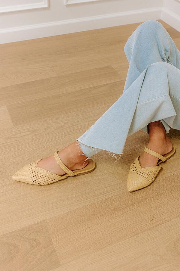 Impressions The Alina Raffia Woven Flats