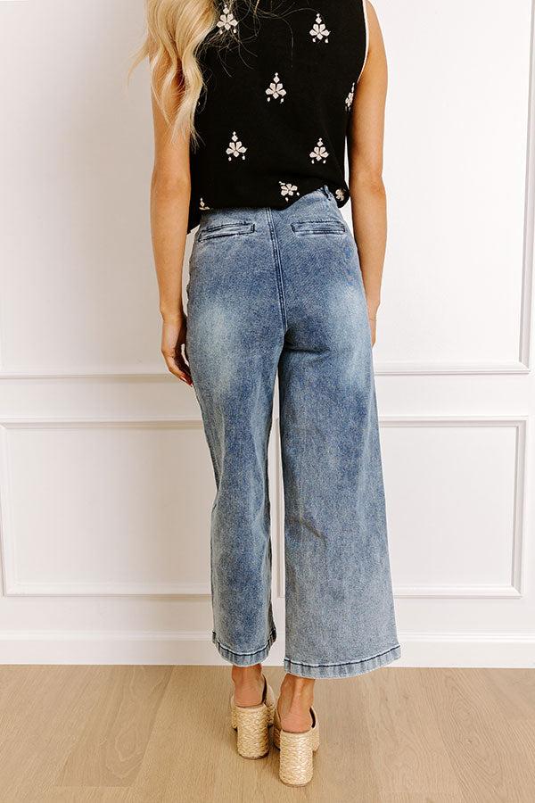 Impressions The Amelia High Waist Wide Leg Jeans