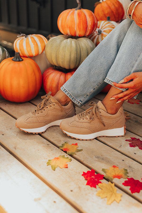 impressions The Blake Corduroy Sneaker in Camel