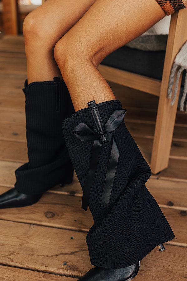 Impressions The Brianna Faux Leather Boot In Black