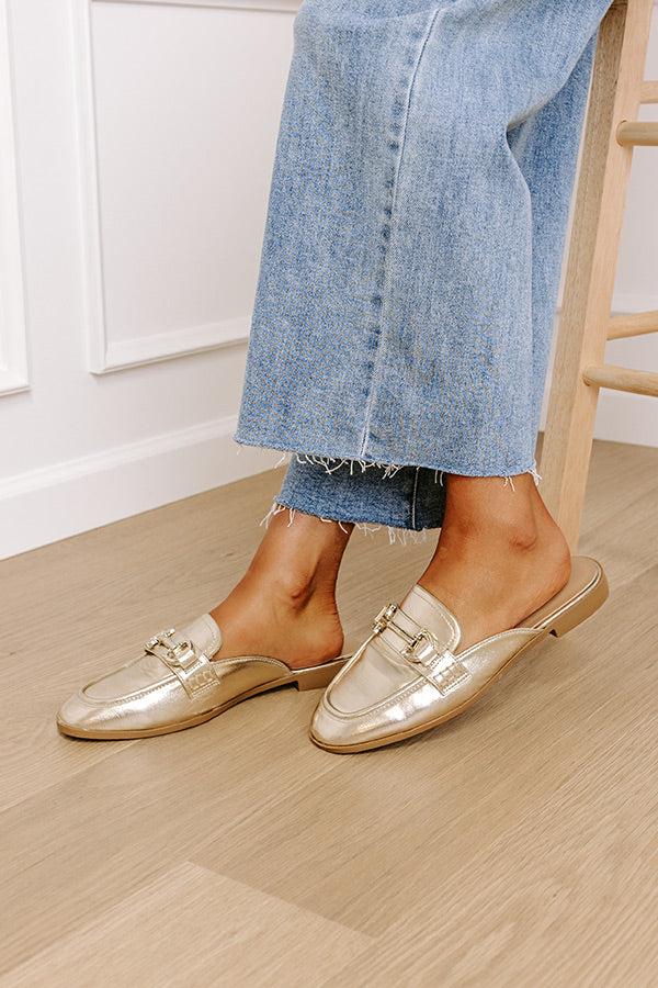 impressions The Bridget Metallic Mule Loafer