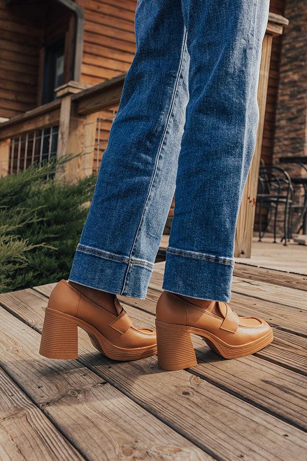 Impressions The Camille Faux Leather Loafer Heel