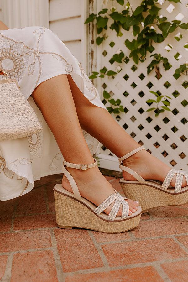 impressions The Elizabeth Embellished Wedge