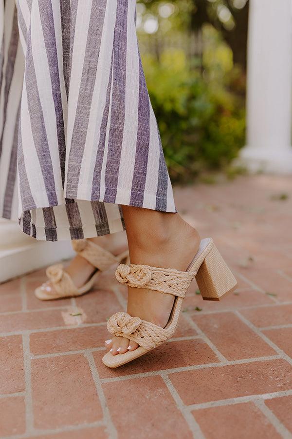 impressions The Harmony Raffia Woven Heel