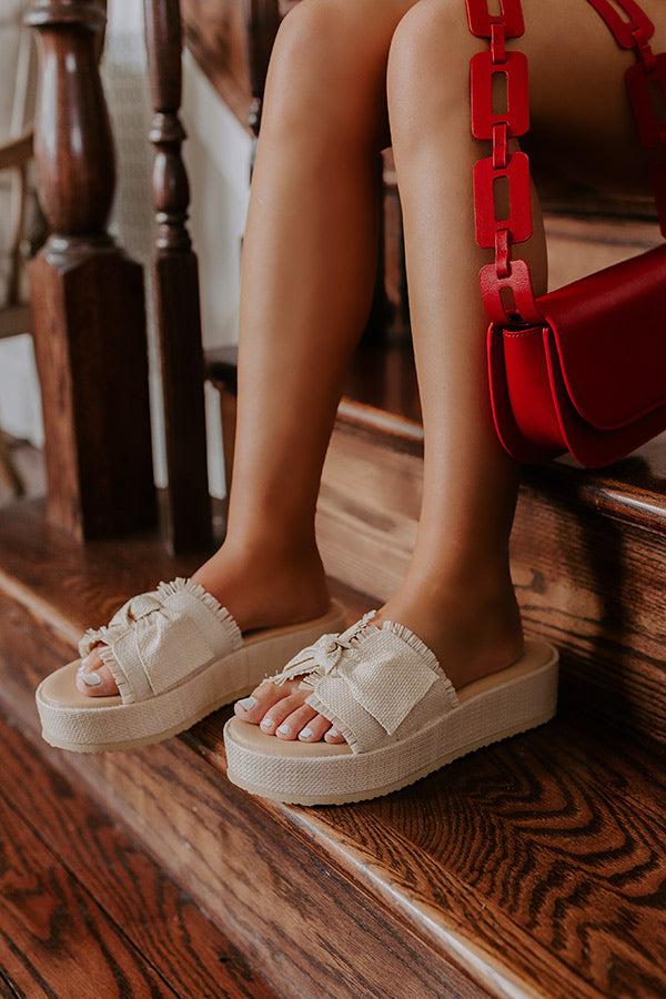 impressions The Itzel Raffia Woven Sandal