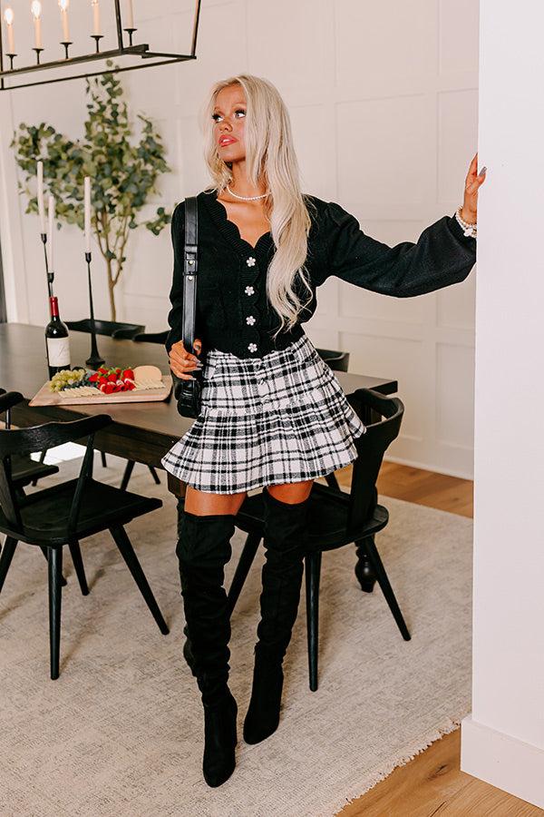 impressions The Ivy High Waist Plaid Skort