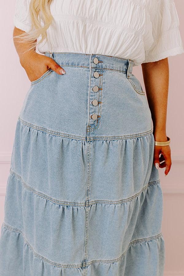 Impressions The Jacey Denim Skirt Curves