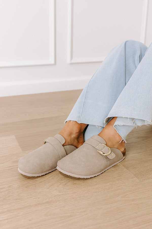 impressions The London Faux Nubuck Clogs