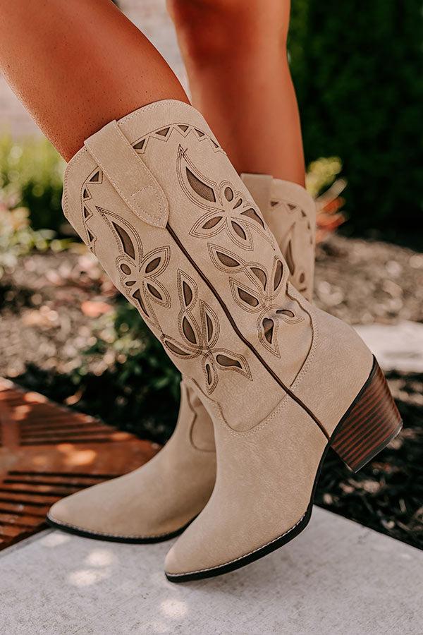 Impressions The Maeve Faux Nubuck Cowboy Boot