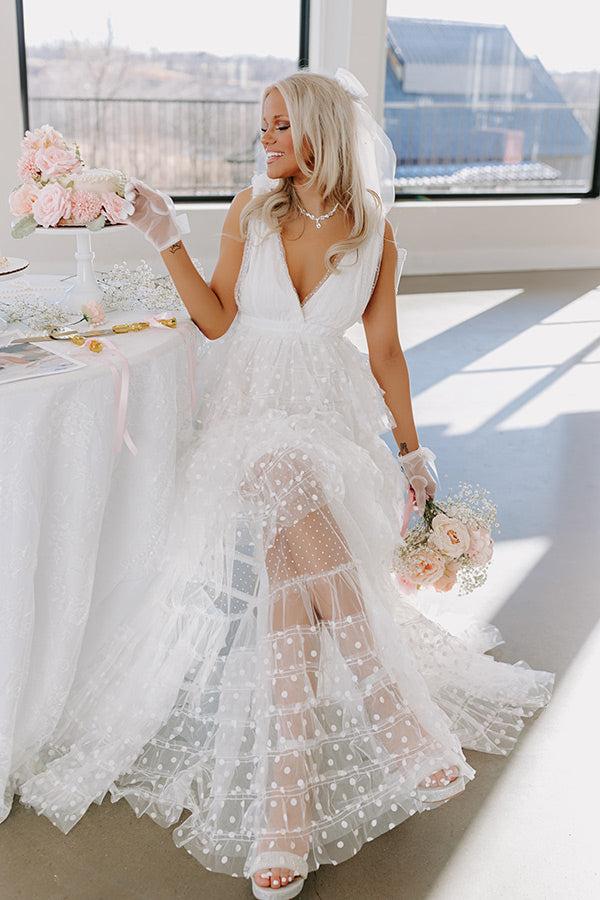 impressions The Maisy Tiered Tulle Maxi Dress