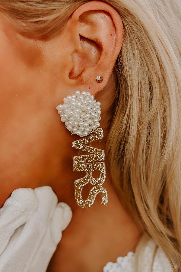 Impressions The Mrs. Earrings In Gold