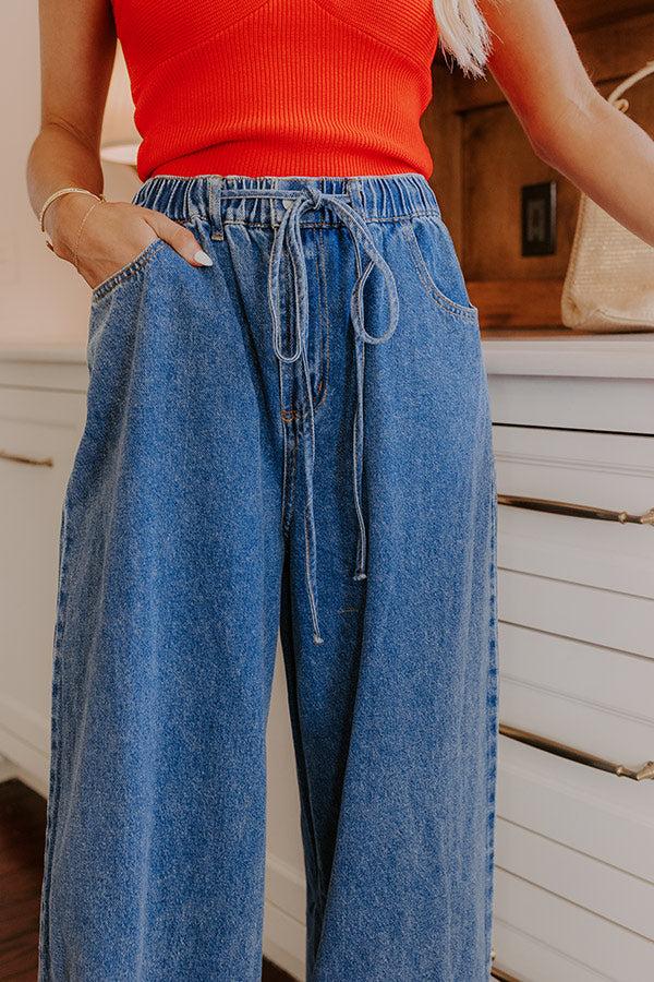 Impressions The Natalie High Waist Wide Leg Jean