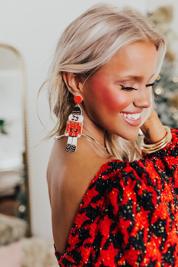 impressions The Nutcracker March Beaded Earrings