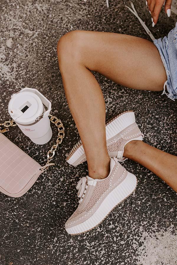 Impressions The Sean Platform Sneaker In Blush