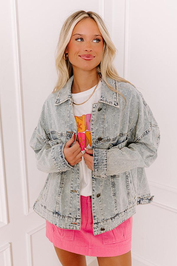 impressions The Wendy Distressed Denim Jacket