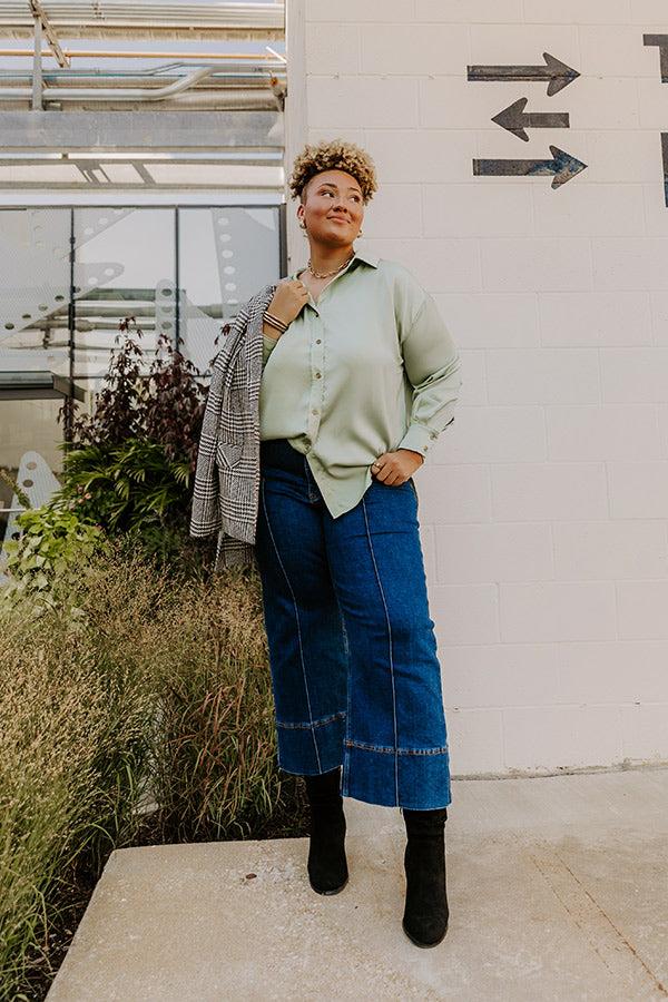 impressions The Zoey Midrise Wide Leg Jean Curves