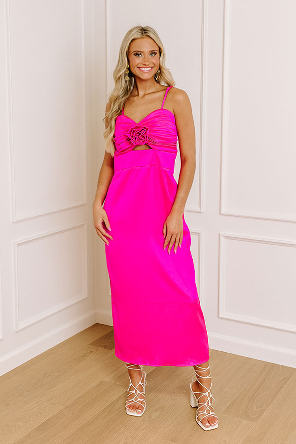 Impressions Turn Heads Satin Midi