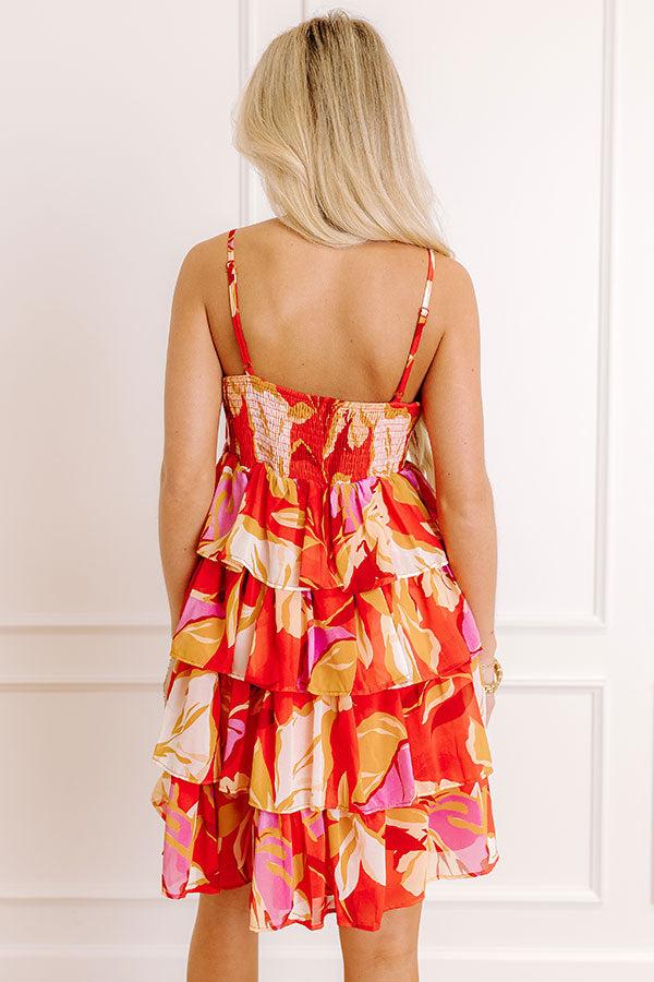 Impressions Vacay Date Night Tiered Mini Dress