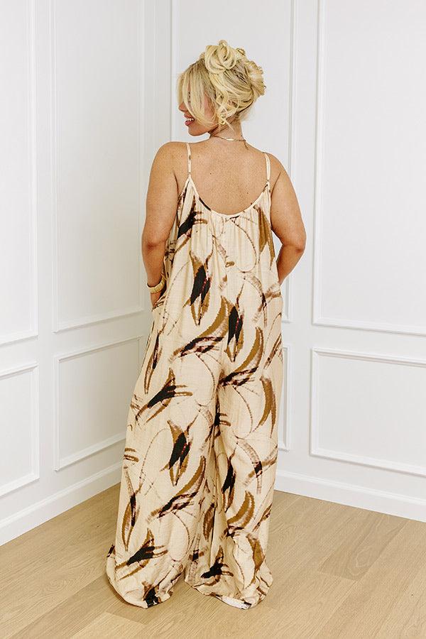 Impressions Vacay Ready Jumpsuit Curves