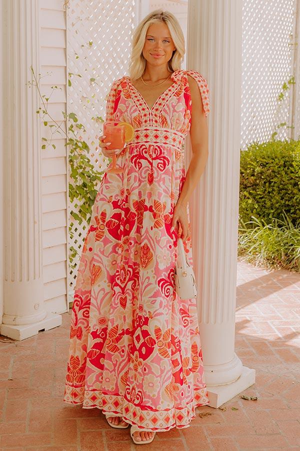 Impressions Veranda Charm Floral Maxi Dress