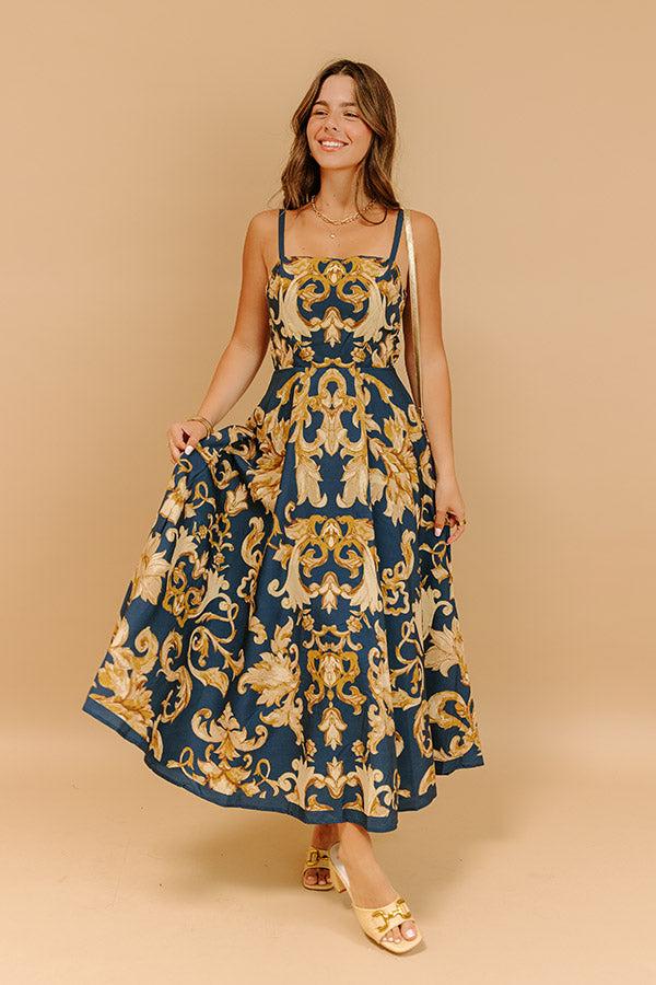 Impressions Villa Muse Midi Dress