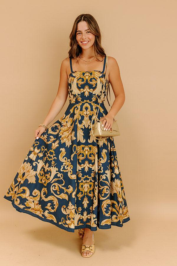 impressions Villa Muse Midi Dress