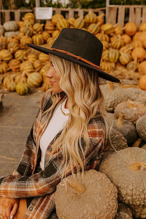 impressions Vineyard Breeze Felt Fedora in Black