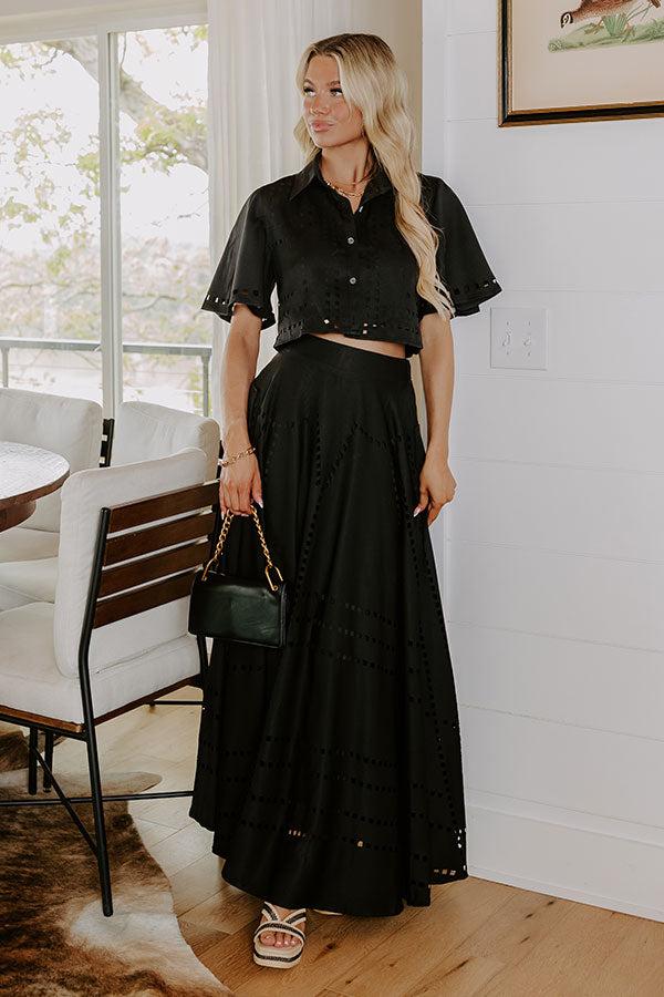 Impressions Vineyard Cutie Cut Out Crop Top