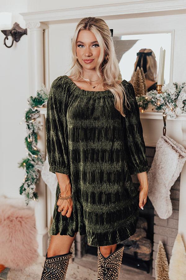 Impressions Waiting For You Velvet Dress
