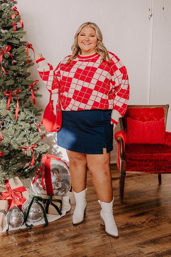 impressions Warm Embrace Knit Sweater Curves