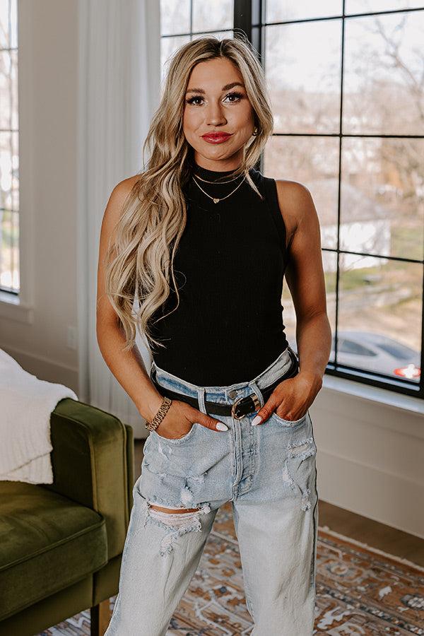 Impressions Winning Attitude Bodysuit In Black