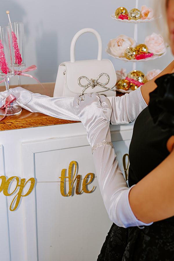 impressions Work the Aisle Satin Gloves