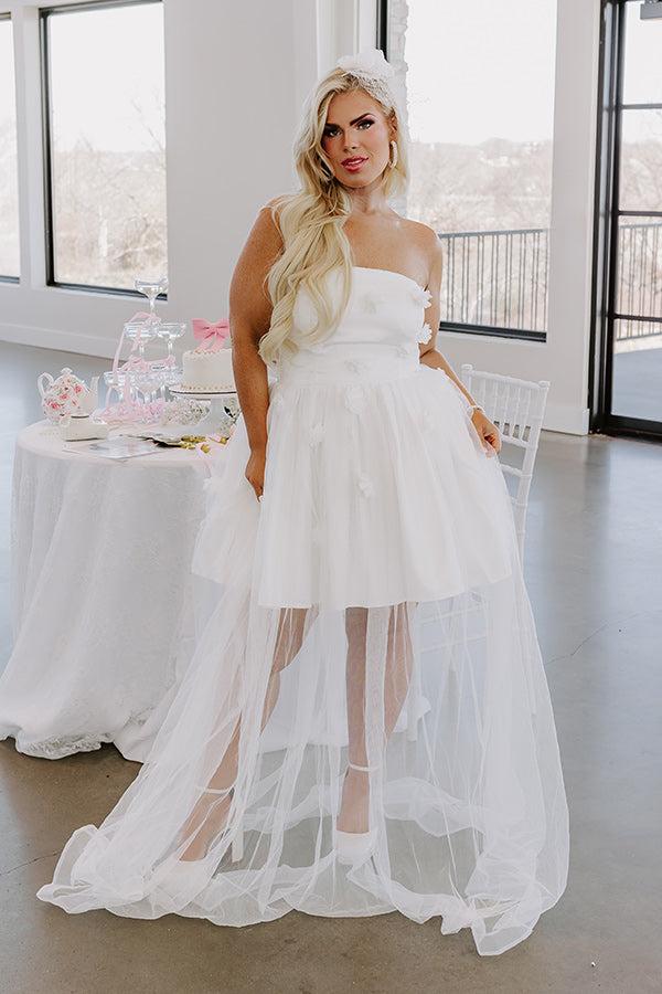impressions Work the Aisle Tulle Maxi Dress