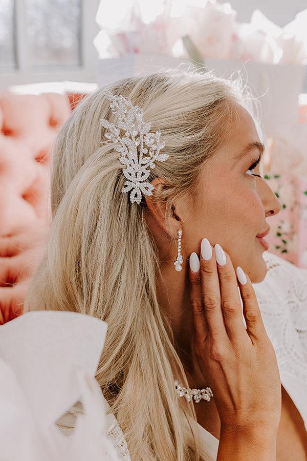 impressions Keeping You Forever Rhinestone Hair Piece