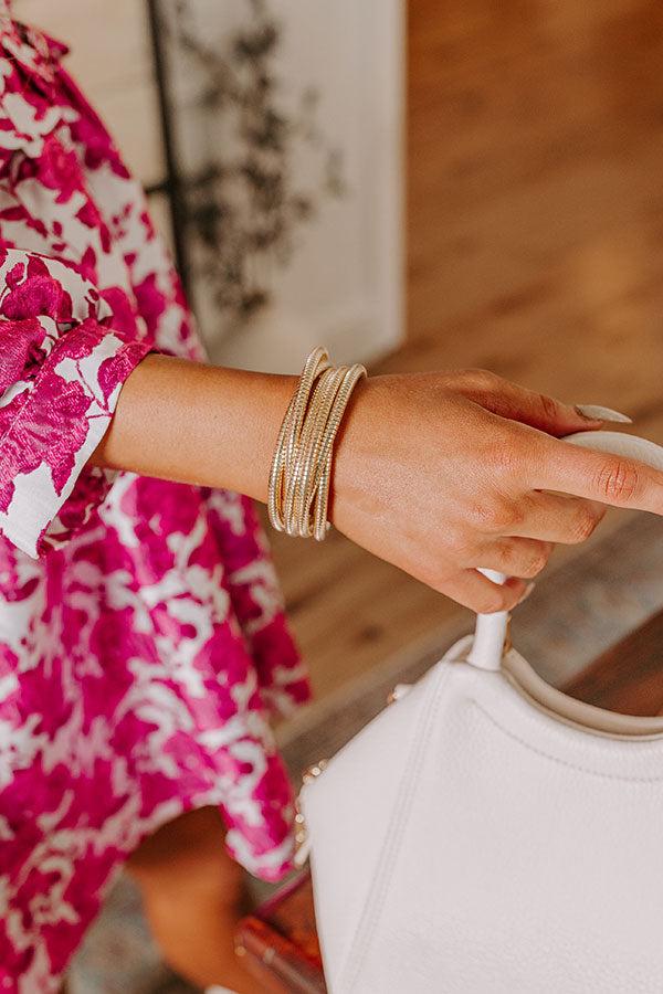 impressions Metropolitan Muse Wrap Bracelet in Gold