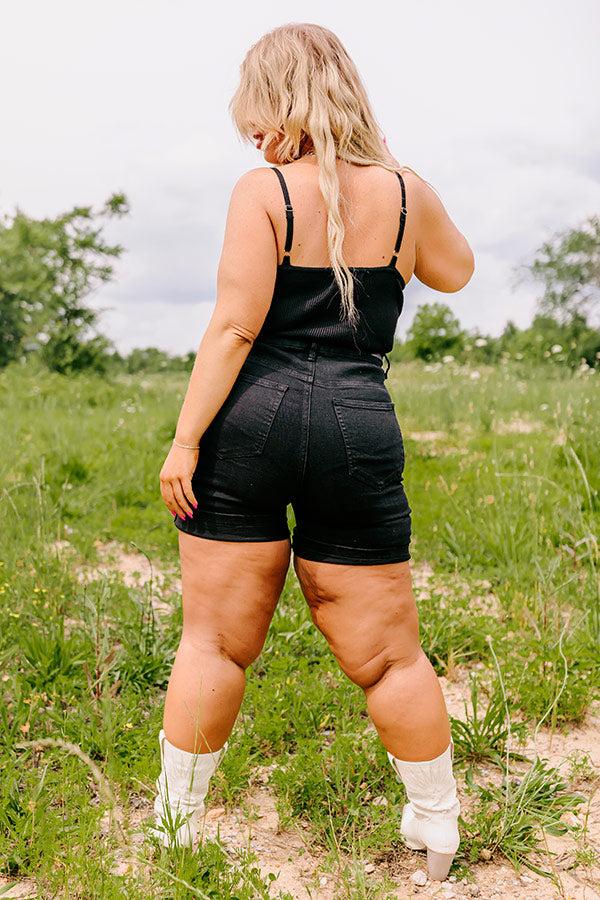 Impressions Risen The Lilliana High Waist Shorts Curves