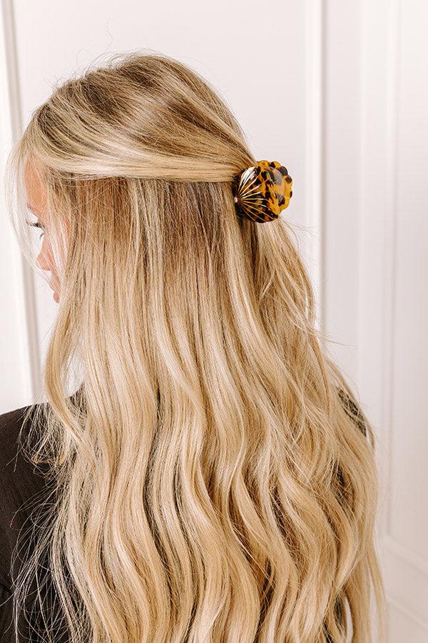 impressions Seashells And Sunshine Hair Claw Clip in Tortoiseshell