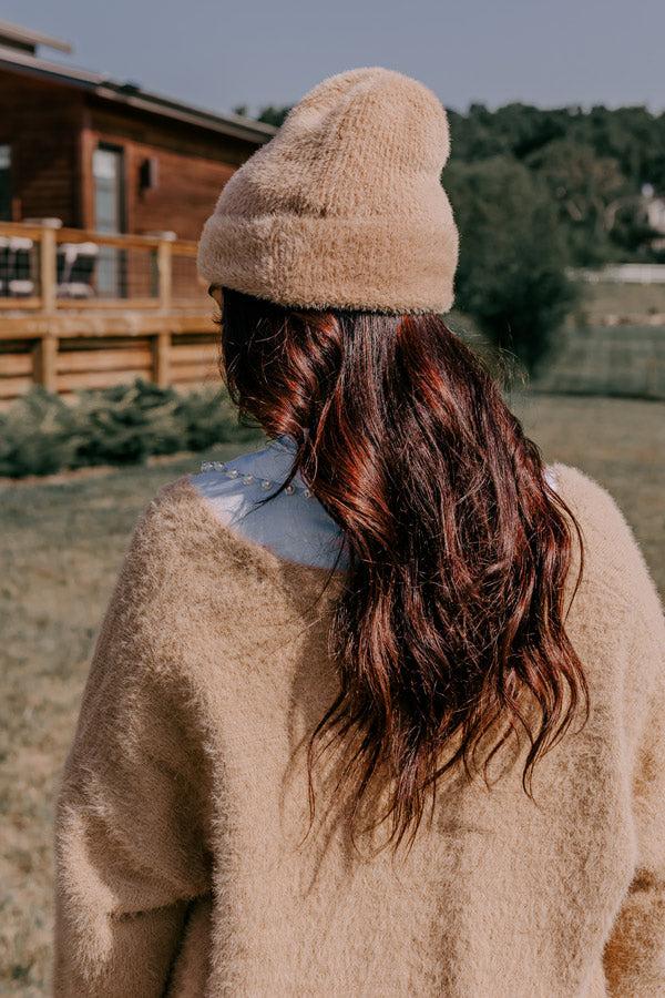 Impressions Snowy Afternoon Ultra Soft Beanie In Iced Latte