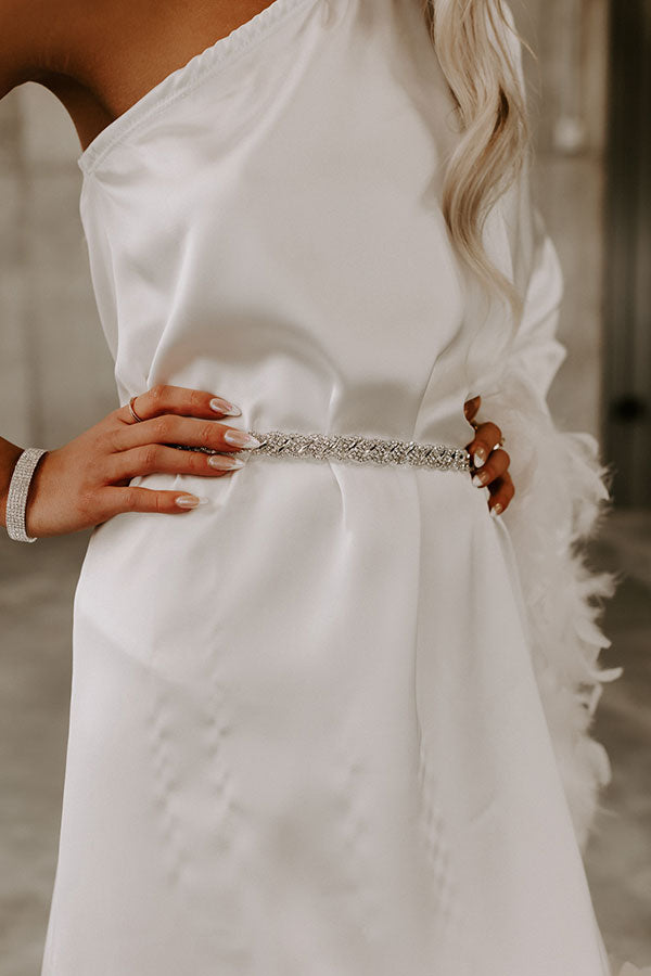 Impressions Sparkle Avenue Embellished Ribbon Belt/Headband