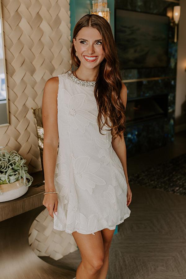 Impressions Sparks Fly Rhinestone Embellished Mini Dress