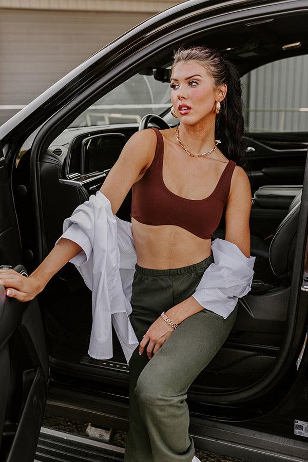 Impressions Sporty Spice Butter Soft Contour Bra In Chocolate