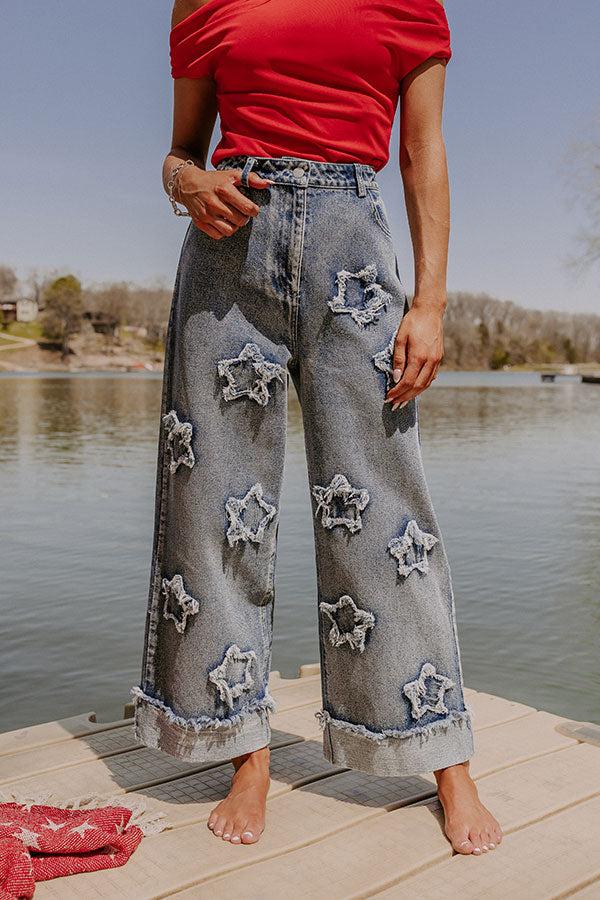 Impressions Star Of The Show High Waist Wide Leg Jean