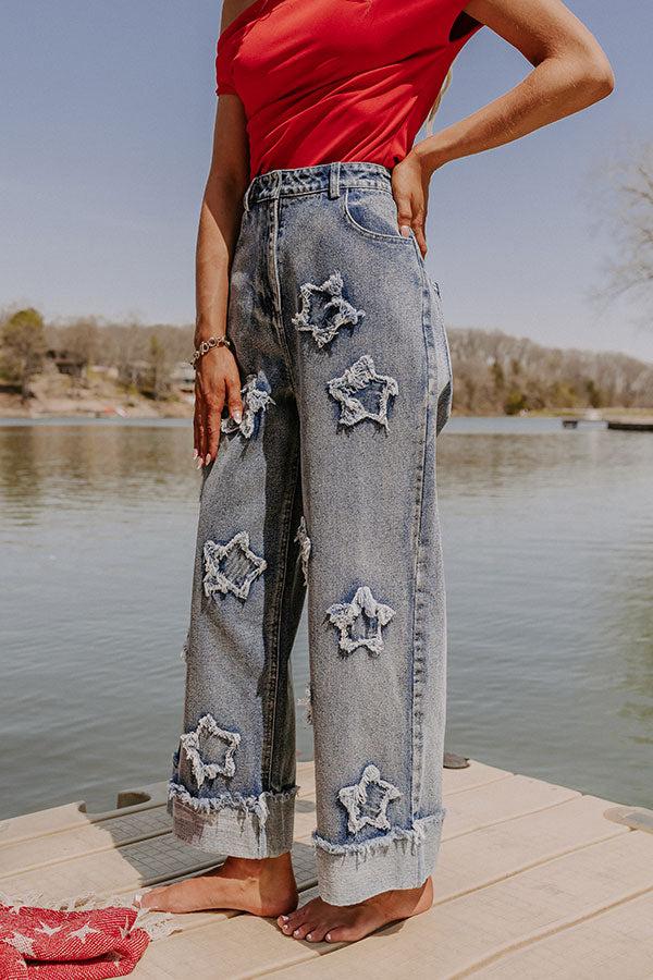 Impressions Star Of The Show High Waist Wide Leg Jean