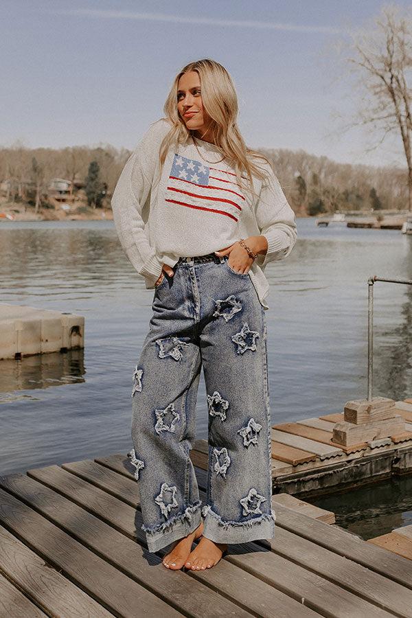 impressions Star Of The Show High Waist Wide Leg Jean