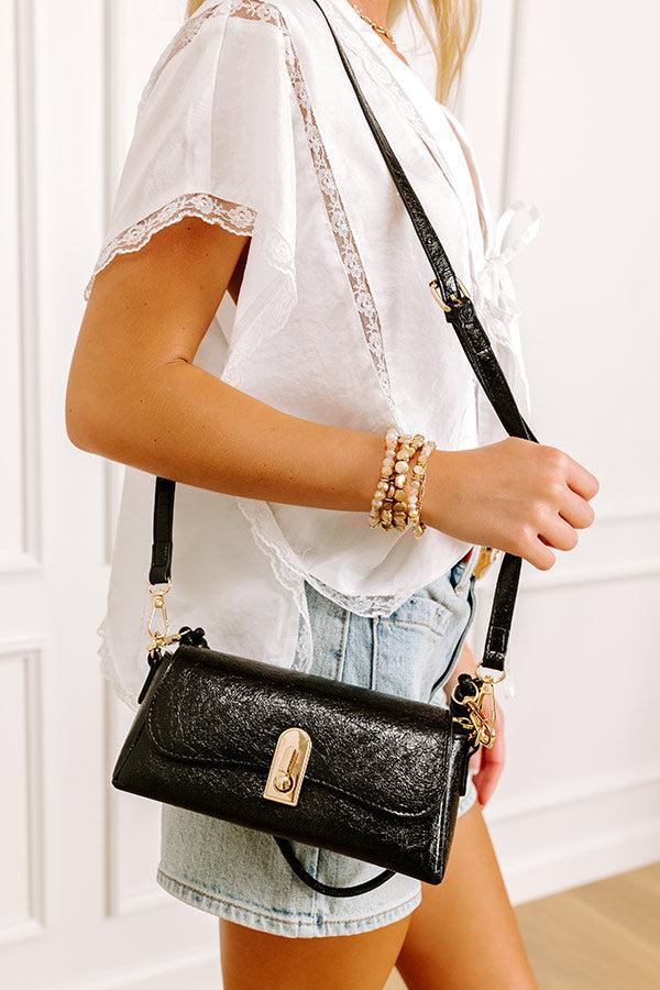 Impressions Sweet Energy Faux Leather Purse In Black