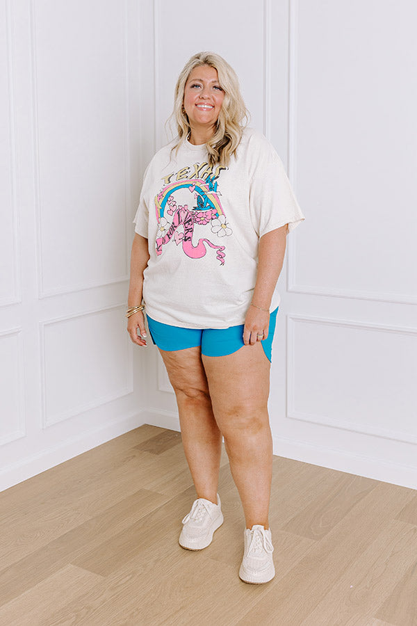 Impressions Texas Is For Lovers Vintage Graphic Tee Curves