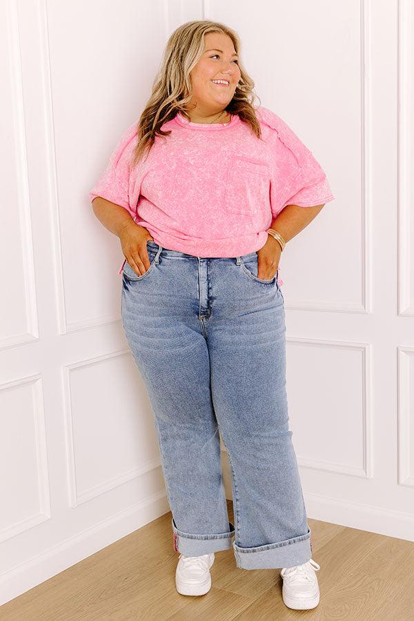 Impressions The Amara High Waist Ankle Flare Jean Curves