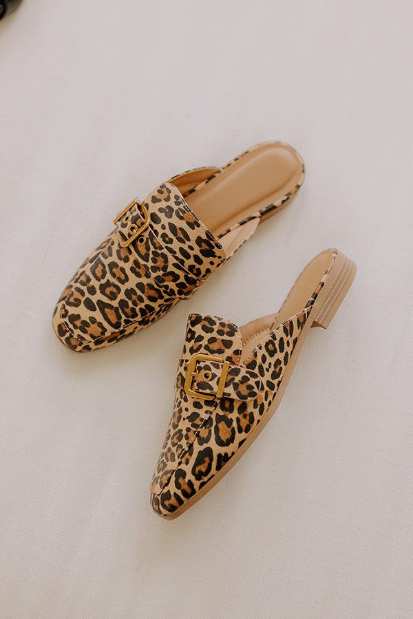impressions The Brooke Faux Leather Flats in Leopard